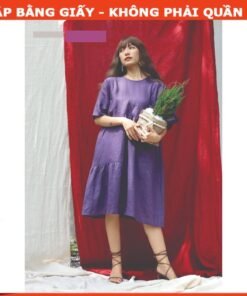 Rập giấy A0 đầm suông dáng rộng mã 1685