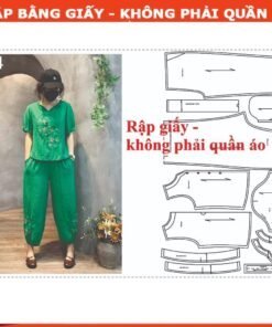 Rập giấy A0  mã 1697 - Rập bộ lưng thun