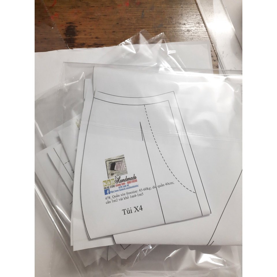 Rập giấy A0 mã 1370 - đầm tay liền - Ảnh 4