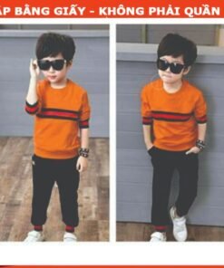 Rập giấy A0 bộ thun bé trai mã B26 (BẢN VẼ)