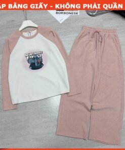 Rập giấy A0 mã 812 - bộ thun dài tay mẹ bé