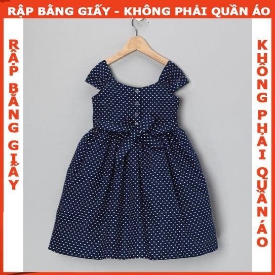 Rập giấy A0 mã R353 - Rập Đầm bé gái