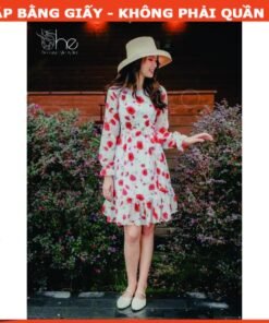 Rập giấy A0 mã 1290 - đầm tay dài