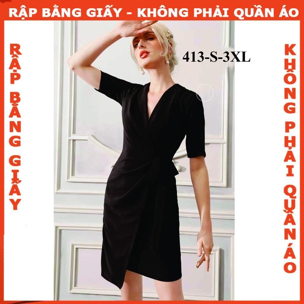 Rập giấy A0 mã 413 - đầm kiểu nữ