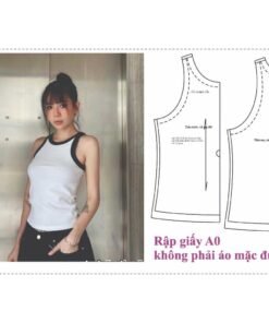 Rập giấy A0 mã 1774 - Rập áo thun nữ