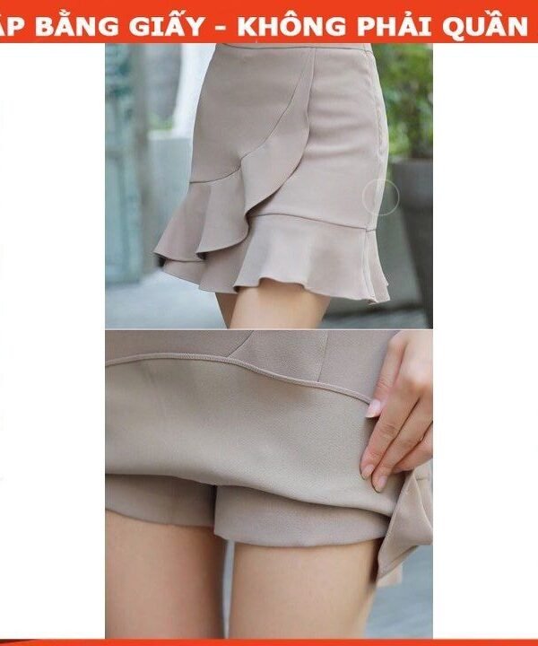 Rập giấy mã 725 - quần short giả váy