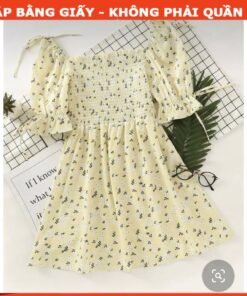 Rập giấy A0 mã 1623 - đầm nhún thun chỉ