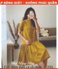 Rập giấy A0 may đầm đuôi cá mã T23