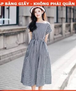 Rập giấy A0 đầm cổ vuông mã 693