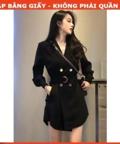 Rập giấy A0 mã 1220 - đầm dáng suông cổ bẻ