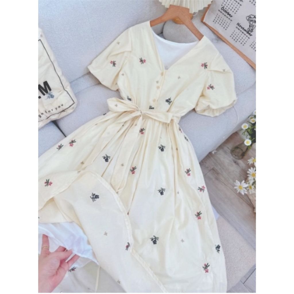 Rập giấy A0 mã 242 - đầm cổ tim - Ảnh 2