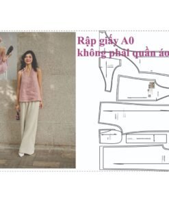 Rập giấy A0 mã 1832 - rập may nguyên bộ