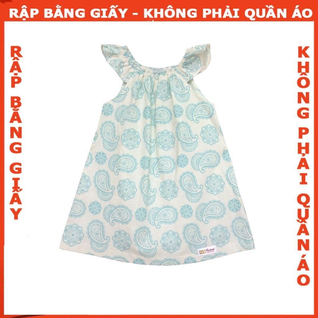 Rập giấy A0 đầm bé gái mã R313