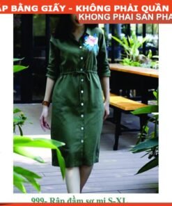 Rập giấy A0 mã 999 - đầm sơ mi