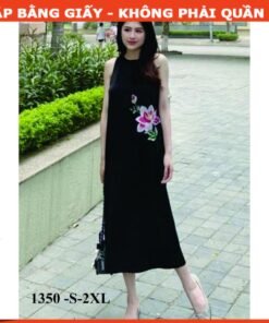 Rập giấy A0 mã 1350 -  đầm suông sát nách