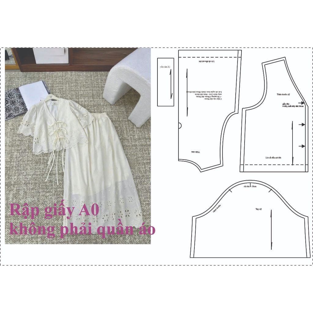 Rập giấy A0 1753 - rập áo