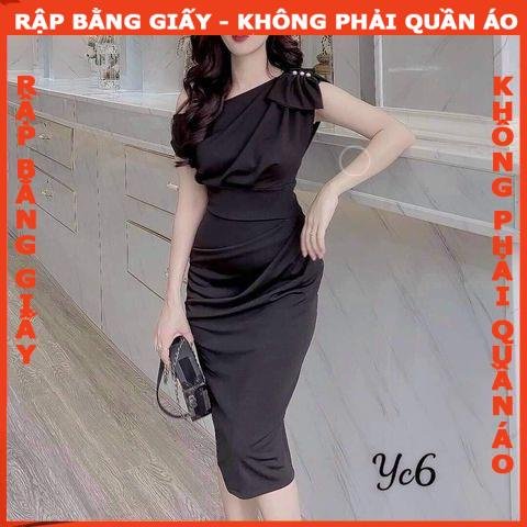 Rập đầm đen trễ vai mã 1135-