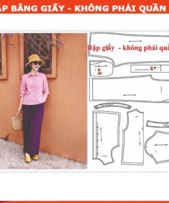 Rập giấy A0 mã 1711 - nguyên bộ của nữ