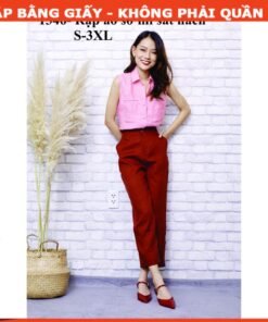 Rập giấy A0 áo sơ mi sát nách mã 1346