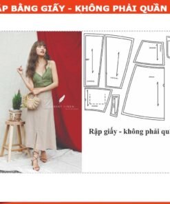 Rập giấy A0  chân váy mã 191