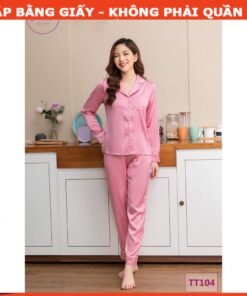 Rập giấy A0 bộ piyama dài tay mã 1185