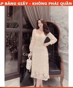 Rập giấy A0 1197- đầm cổ U