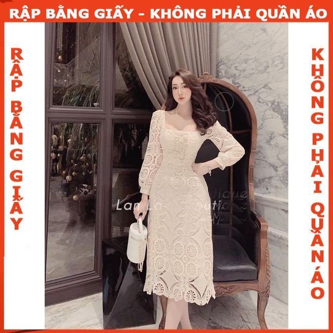Rập giấy A0 1197- đầm cổ U