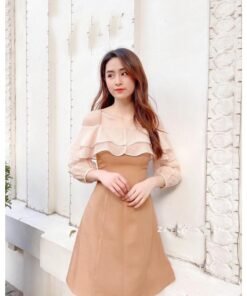 Rập giấy A0 mã 1296 - đầm tay dài trễ vai 7 mảnh