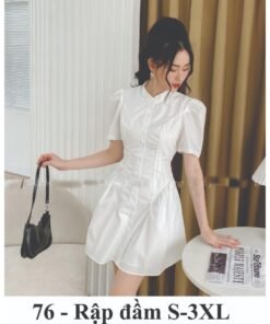 Rập giấy A0 mã 76 - đầm sơ mi