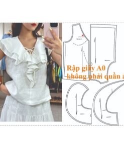 Rập giấy A0 mã 1827 - rập may áo