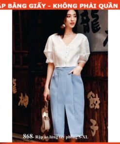 Rập Giấy A0 mã 868 - Rập áo kiểu