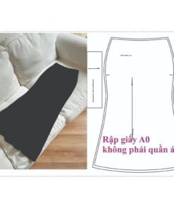Rập giấy A0 mã 1816 - rập may chân váy