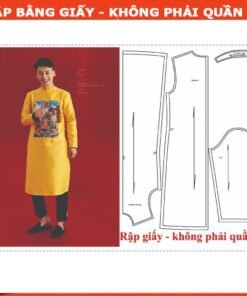 Rập giấy A0 mã Ad36 - áo dài nam