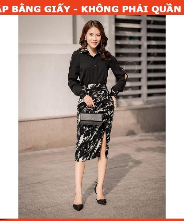 Rập giấy A0 set chân váy và áo sơ mi mã 1227
