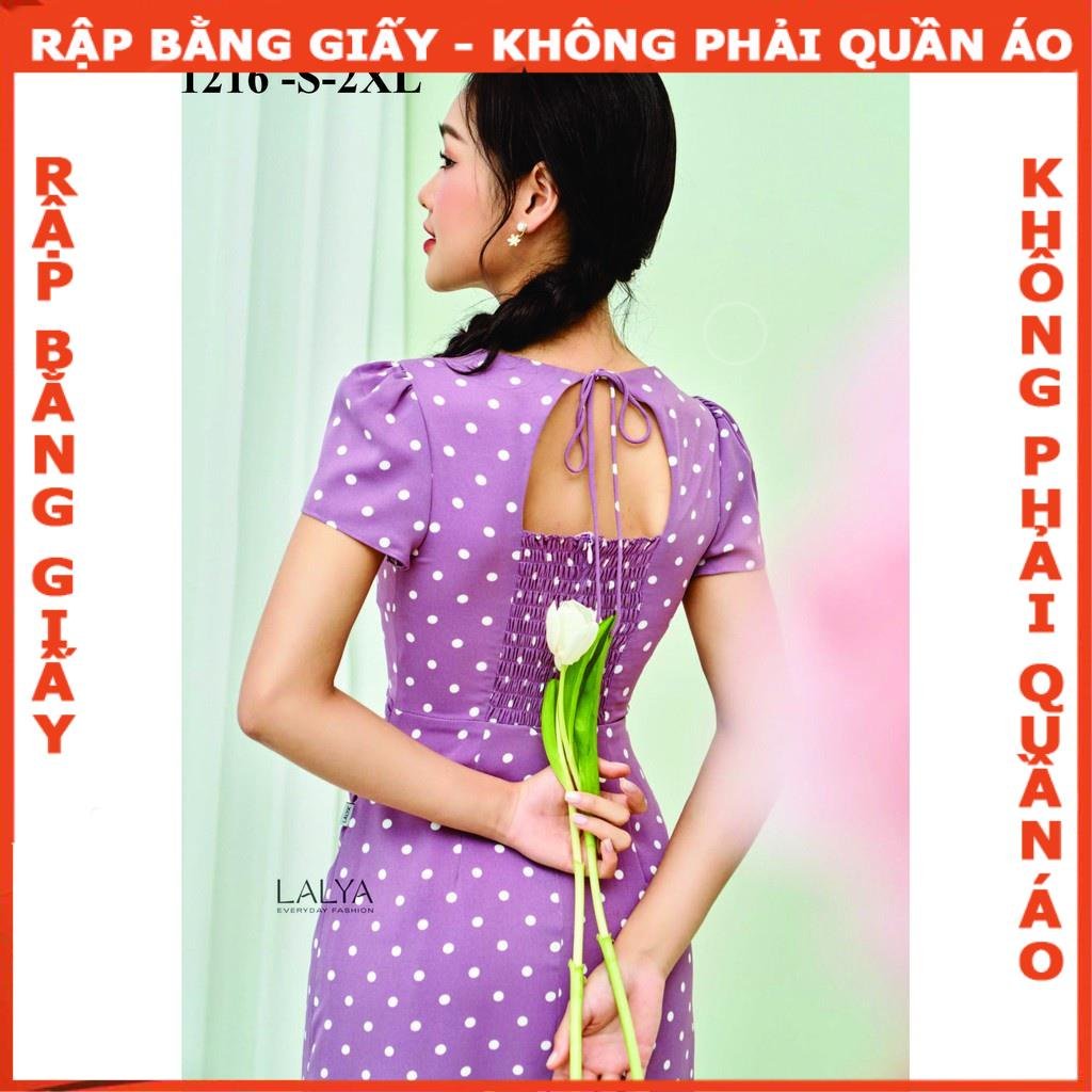 Rập giấy A0 mã 1216 - đầm dáng A cổ 5 góc