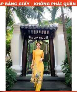 Rập giấy A0 mã AD2 9 -áo dài cổ chân tay phồng cho mẹ