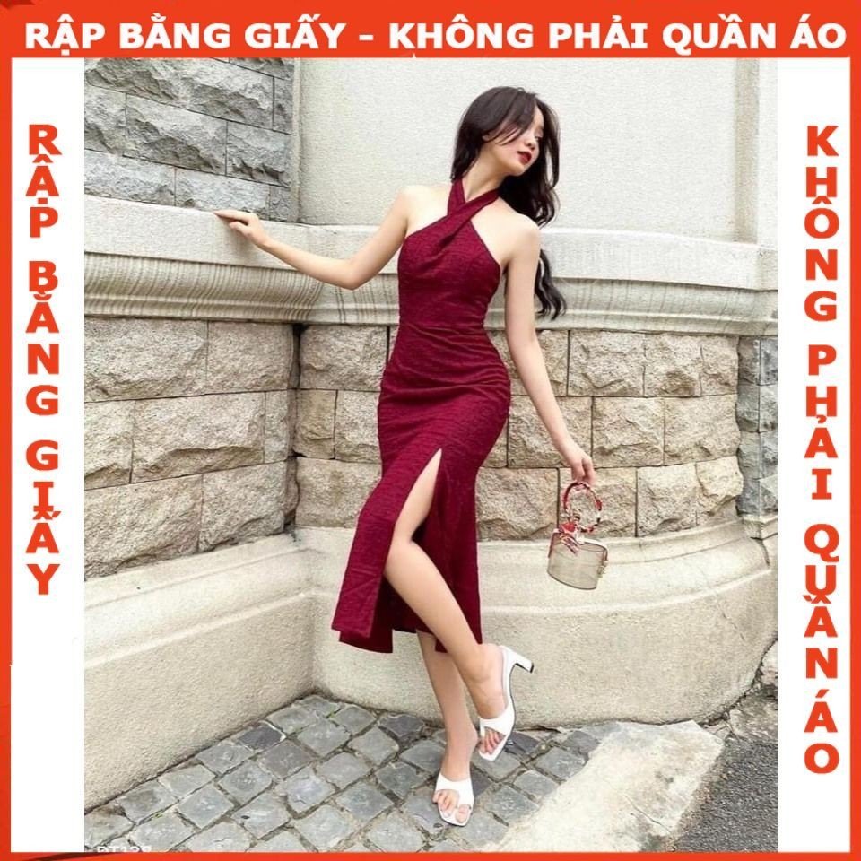 Rập giấy A0 mã 1562 - đầm yếm