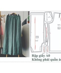 Rập giấy A0 mã 1818- rập may quần