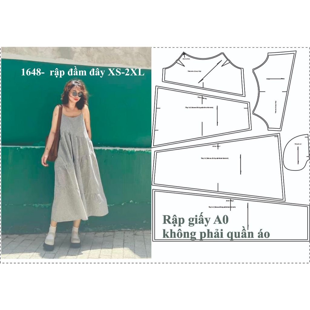 Rập giấy A0 mã 1648 - rập đầm dây