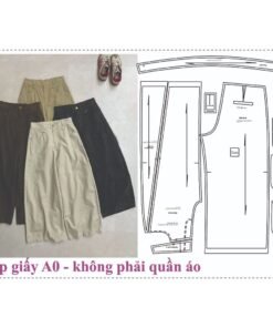 Rập giấy A0 mã 1788 - rập may quần