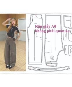 Rập giấy A0 mã 1786 - rập quần