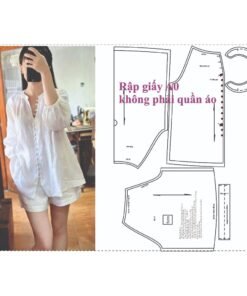 Rập giấy A0 mã 1759 - rập áo cổ chân tay raglnad