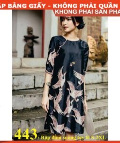 Rập giấy A0 mã 443 - rập đầm nữ