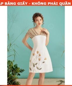 Rập giấy A0 mã 1046 - đầm dáng A