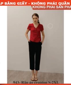 Rập giấy A0 mã 943  - Rập áo kiểu