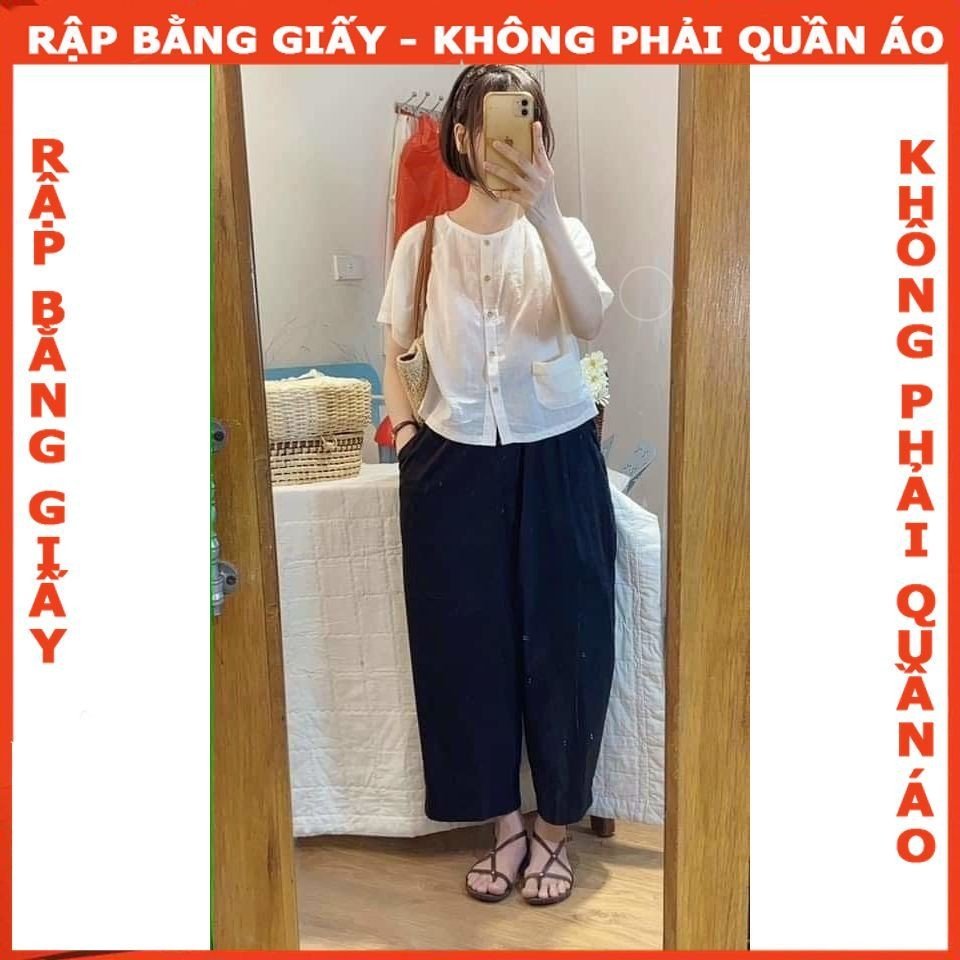 Rập giấy A0 mã 1700 - bộ linen 2 dáng áo