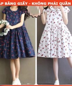 Rập giấy mã 599 - đầm dáng baby tay nhí