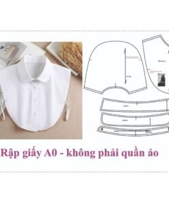 Rập giấy A0 cổ sơ mi - rập may vá