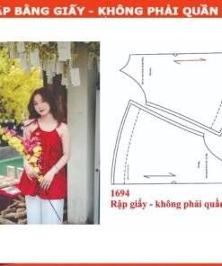 Rập giấy A0 mã 1694 - Rập áo nữ