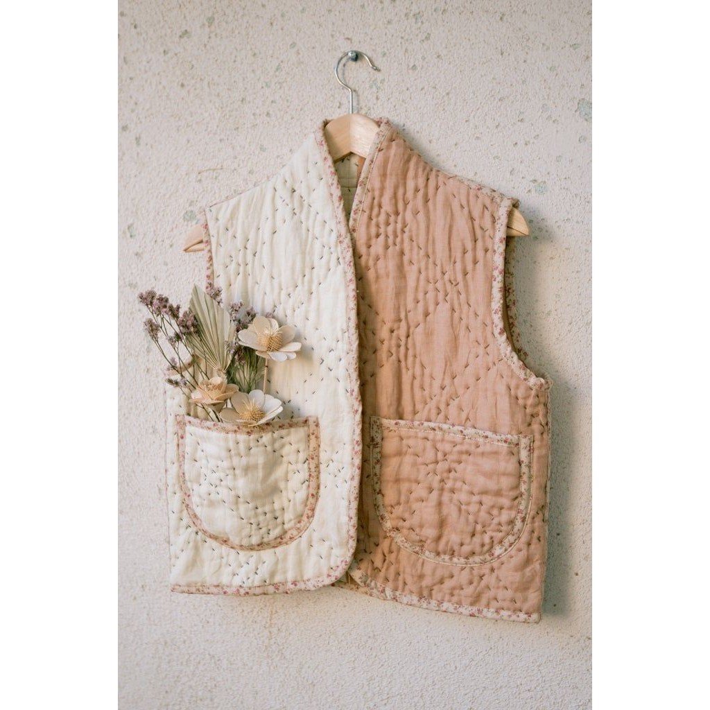 Rập giấy A0 mã 1732 - áo chần bông ghi lê - Ảnh 2